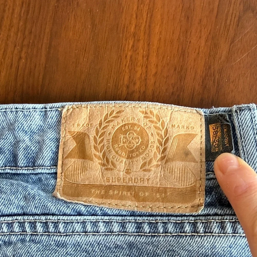 Superdry - Classic Blue Denim Jeans - men 38/30 - Picture 7 of 8